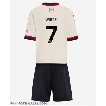 Liverpool Florian Wirtz #7 Echipament de Fotbal Replică 2025-26 Copii Deplasare (+ Șorturi)